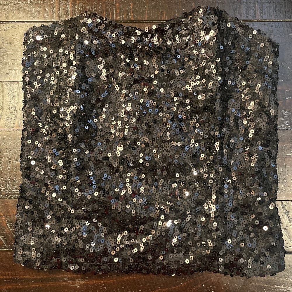 Poof! Sequin Bustier